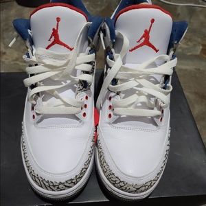 MEN SIZE 10.5 Air Jordan 3 Retro OG True Blue